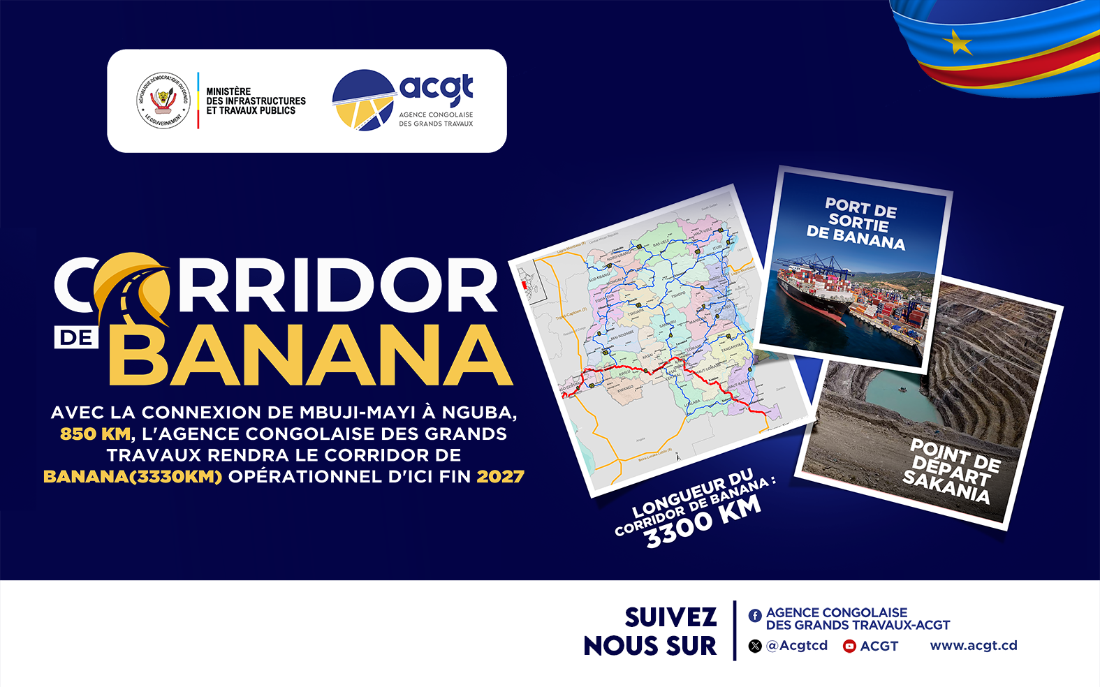 Lire la suite à propos de l’article Corridor de Banana : un projet stratégique pour la croissance économique de la R.D Congo